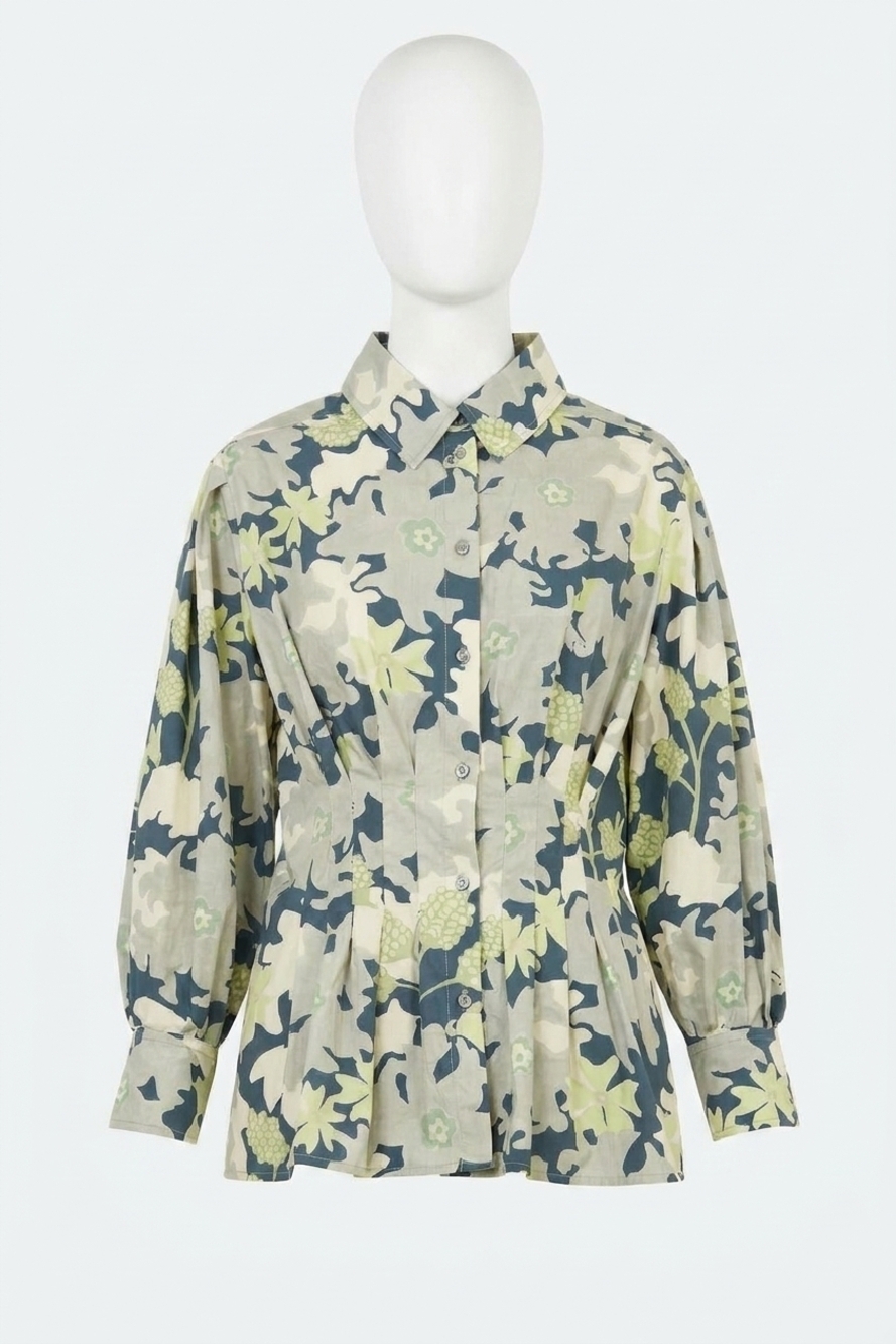 NEW OLIPHANT elizabeth top in suzani charcoal